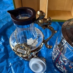 レトロなピッチャーとアイスペールの画像