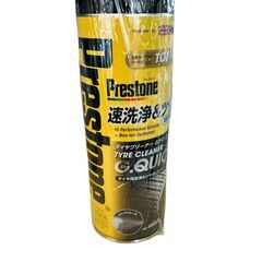 【ドリーム池田店】未使用品　車用タイヤクリーナー　"プレストーン"480ml【99680000040112】の画像