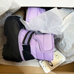 新品 OP オーシャンパシフィック　スノーブーツ キッズ　パープルの画像