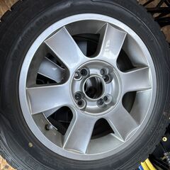 スタッドレスタイヤ　ダンロップ　ウインターマン　175×65×R14 4本アルミホイール付の画像