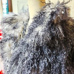 ∴新品未使用、タグ付。定価40,000円。SETAICHIRO(セタイチロウ) たっぷりファーのロングジレ、いかがでしょうか？の画像