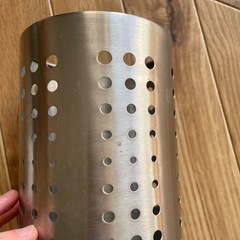 ニトリ　キッチンツールスタンド（ステンレス）の画像