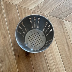 ニトリ　キッチンツールスタンド（ステンレス）の画像