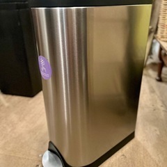 simplehuman シンプルヒューマン ゴミ箱 18L ペダル式 ゴミ箱 ステンレス ゴミ箱 ダストボックス キッチン ゴミ箱 スリム ゴミ箱　simplehuman trash can 18 liter stainless pedal binの画像