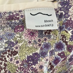 sun&beachリバティプリント抱っこ紐の画像