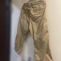 ベージュ チノパン メンズ M相当 ウエスト82 くるぶし丈の画像