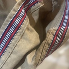 ベージュ チノパン メンズ M相当 ウエスト82 くるぶし丈の画像