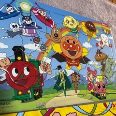 パズル　3セット　アンパンマン　ノンタン　乗り物の画像