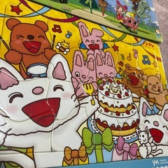 パズル　3セット　アンパンマン　ノンタン　乗り物の画像