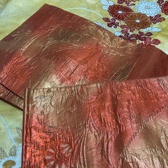 正絹　袋帯　唐草紋？いかがでしょうか？の画像