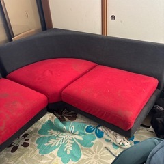 本日・明日取りにこられる方は割引♪高級家具・L字ソファーの画像