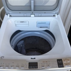 【2020年製】SHARP 洗濯機　ES-PX8D-S 乾燥機付き　1人〜ファミリー向けの画像