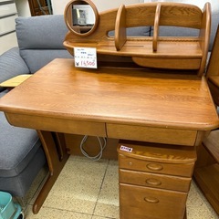 《リユースマン倉敷》マルニ木工 勉強机 学習机  学習テーブルの画像