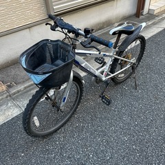 22インチ　自転車　ジュニア　マウンテンバイクの画像