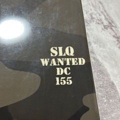 【グラトリ練習用】ヒマラヤ取扱「SLQ」WANTED DC 155cm｜ダブルキャンバー｜ブラック迷彩柄 スノーボード　即使用可能の画像