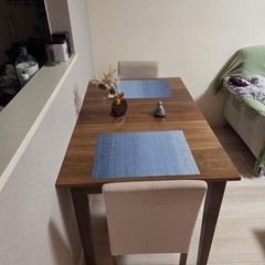 ダイニング　テーブルセット　椅子付きの画像