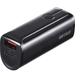 バッファローコクヨサプライ BSMPB3310P1BK [モバイルバッテリー 3350mAh 自動判別 1ポート ブラック]の画像