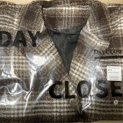 新品 Teddy コート レディース アウター 中厚手 オーバーサイズ ゆったり 秋冬 防寒 グレンチェック柄 tops1353 ダークブラウン　ホワイトの画像