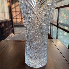 クリスタルダルク　花瓶　CHESNAYの画像