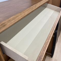 A-1022【リユースのサカイ野々市店】ジモティ来店特価‼ 整理ﾀﾝｽ 茶 ※クリーニング済みの画像