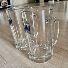 Asahi ビールジョッキ　2個セット  の画像