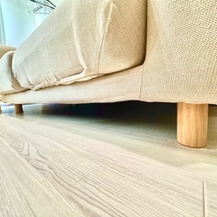 無印良品 ソファ 2シーター ウレタンポケットコイル ベージュの画像