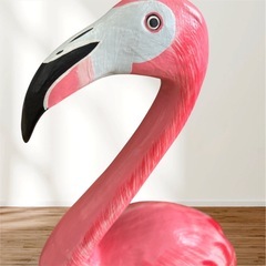 【ドリーム池田店♪ジモティ割対象】 フラミンゴ/置物/99680000040134の画像