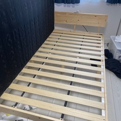 セミダブルベッド+マットレスの画像