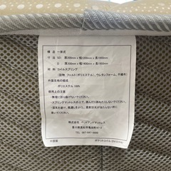 セミダブルベッド+マットレスの画像