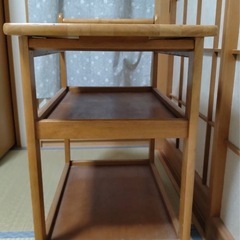 【お話し中】木製ワゴンの画像