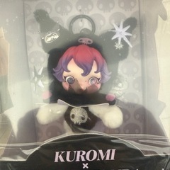 SKULLPANDA × MY MELODY  SKULLPANDAx KUROMI ぬいぐるみペンダントの画像