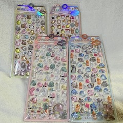 3Dステッカー、ボンボンドロップ各種の画像