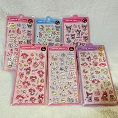 3Dステッカー、ボンボンドロップ各種の画像