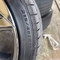 22CROWN純正ホイールの画像