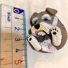 シュナウザー フィギュア4.5cmの画像