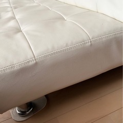 ソファベッド　ソファ　ホワイトの画像