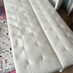 ソファベッド　ソファ　ホワイトの画像