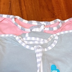 《決まりました》スワドル　ベビーおくるみセットの画像