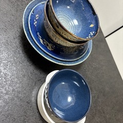 【お皿・茶碗まとめ売り】やちむん4点，残り2点の画像