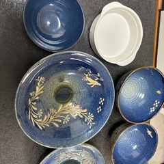 【お皿・茶碗まとめ売り】やちむん4点，残り2点の画像