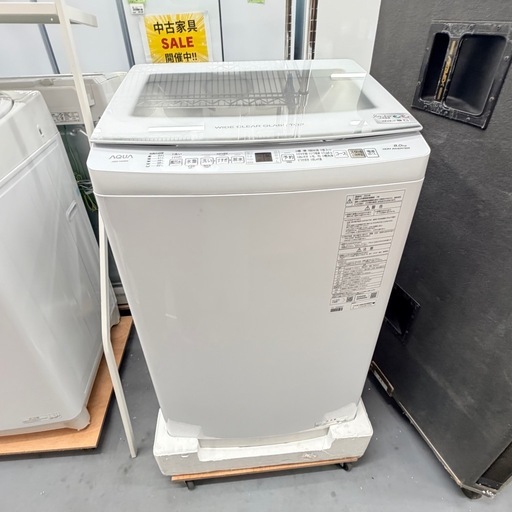 未使用 AQUA 洗濯機 2024年 8K