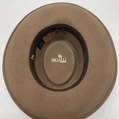 BIGALLI ウールフェルトハット ハット ウールフェルト 撥水 エクアドル製 Lサイズ フェドラハット? (E3872ktkYM)の画像