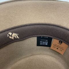 BIGALLI ウールフェルトハット ハット ウールフェルト 撥水 エクアドル製 Lサイズ フェドラハット? (E3872ktkYM)の画像