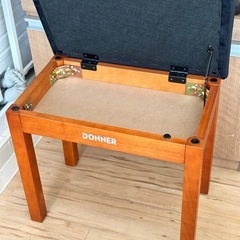 DONNER ピアノ チェア 収納付きの画像
