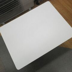 ローテーブル 幅80×奥行60×高さ36㎝ ホワイト 座卓 西岡店の画像