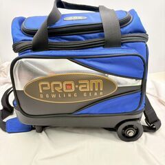 【❗️✨まとめ売り✨❗️】ボウリング用品まとめ売り ボール6.68kg＋シューズ26cm＋PRO-amキャリーバッグ 現状品の画像