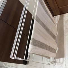 バスタオル掛け　物干しの画像