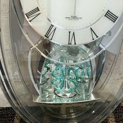 【CITIZEN】 シチズン 電波掛時計 4MN438-0 メロディ時計 からくり時計 電波時計 掛け時計 壁掛け時計 パルミューズ A1072の画像