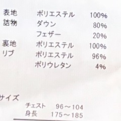 ダウンジャケット
の画像