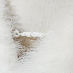 フェザーたっぷり。和装の羽毛ショール、いかがでしょうか？の画像